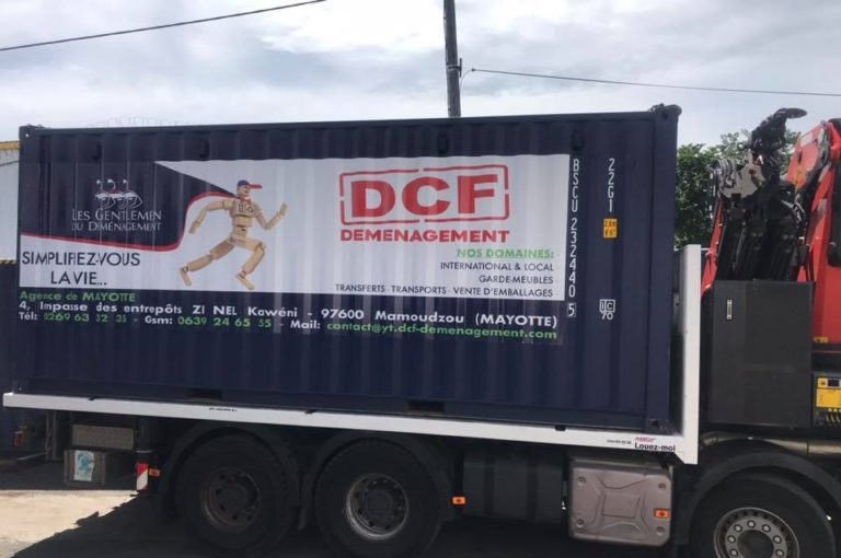 camion déménagement - formule domicile domicile - DCF Mayotte